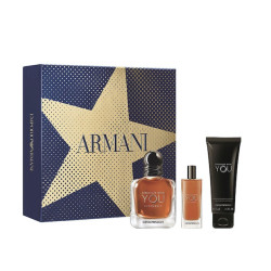 Armani Stronger With You Intensely Eau De Parfume 100 ML Gift Set.